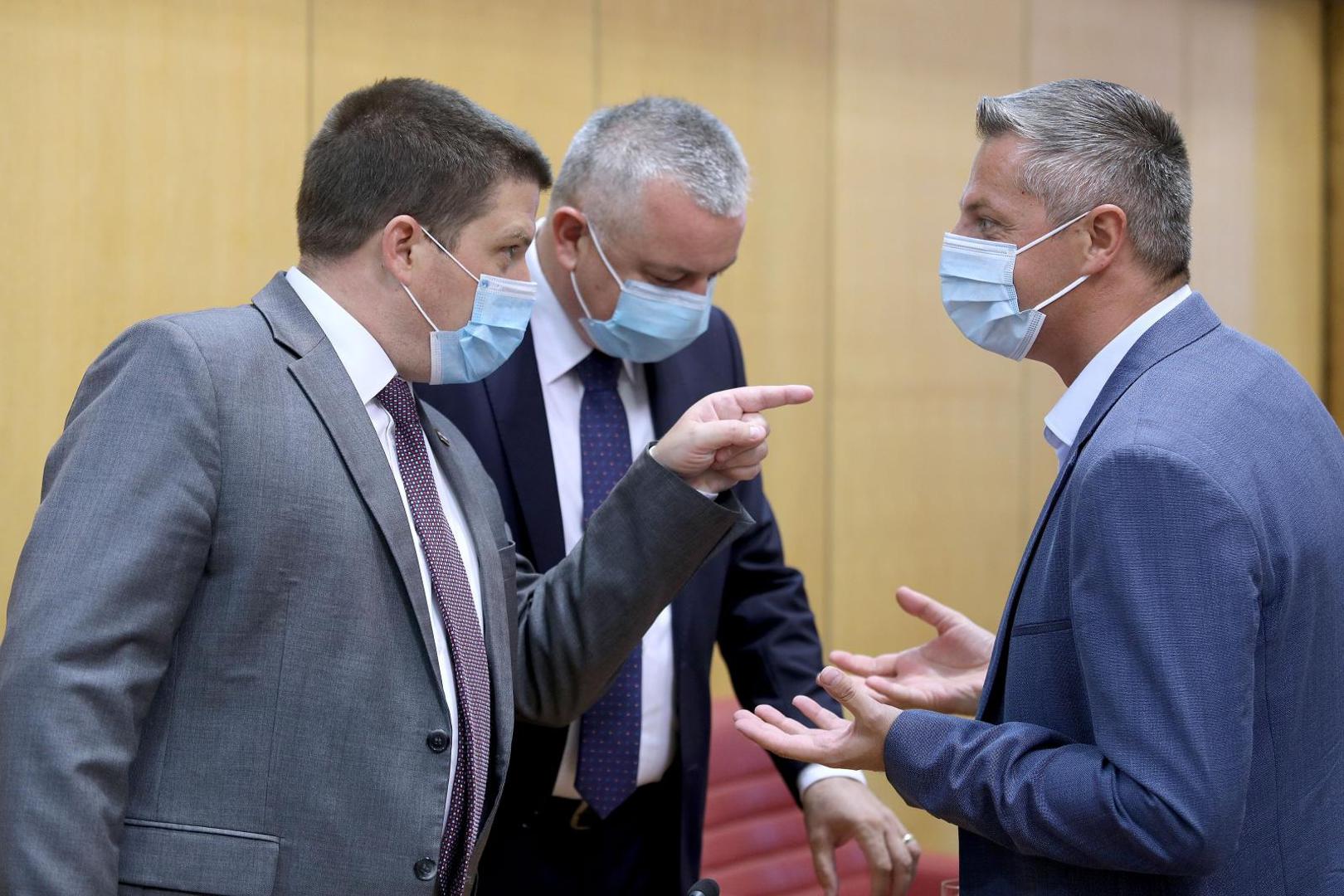 23.07.2020., Zagreb - 1. sjednica Hrvatskoga sabora nastavljena je danas predstavljanjem nove Vlade Republike Hrvatske. Glasovanje o povjerenju Vladi  ocekuje se u popodnevnim satima.Photo: Patrik Macek/PIXSELL