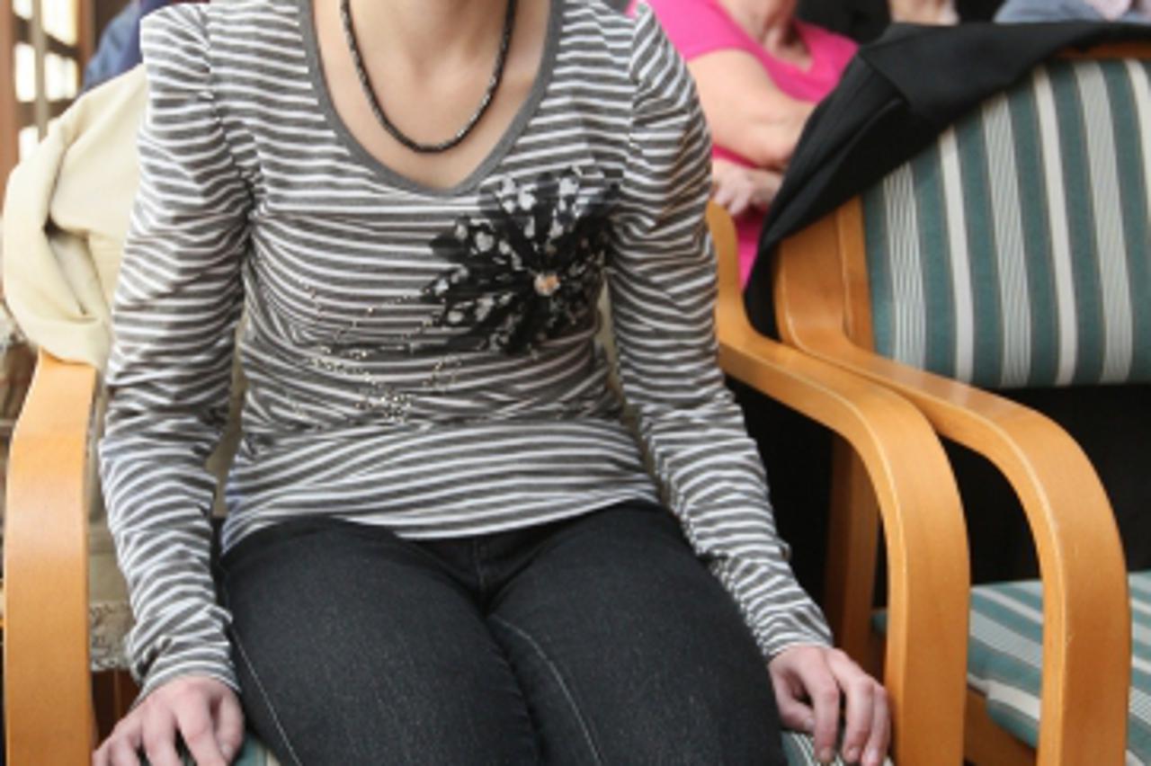 '16.04.2013., Koprivnica - Godisnja skupstina Udruge slijepih u Domu za starije i nemocne. Cclanica udruge Ana Tkalcec. Photo: Marijan Susenj/PIXSELL'