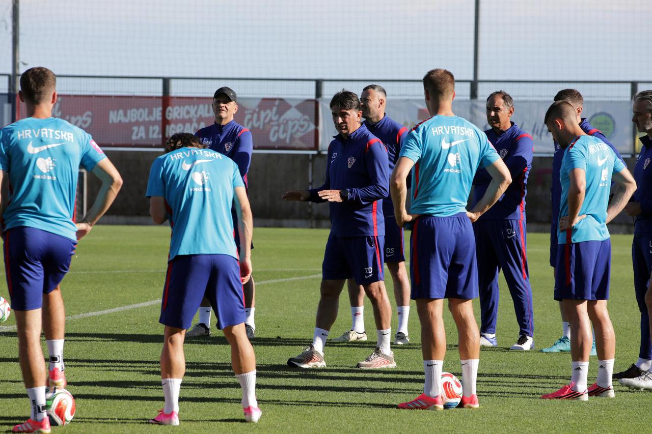 Rijeka: Trening hrvatske nogometne reprezentacije