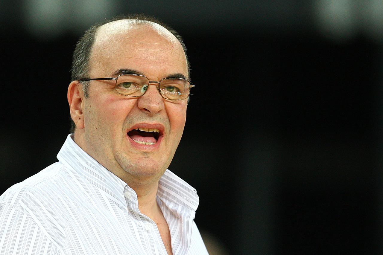 23.04.2010., Arena, Zagreb - Kosarkaski spektakl Final 4 NLB lige, Partizan - Hemofarm Stada. Dusko Vujosevic.  Photo: Igor Kralj/PIXSELL