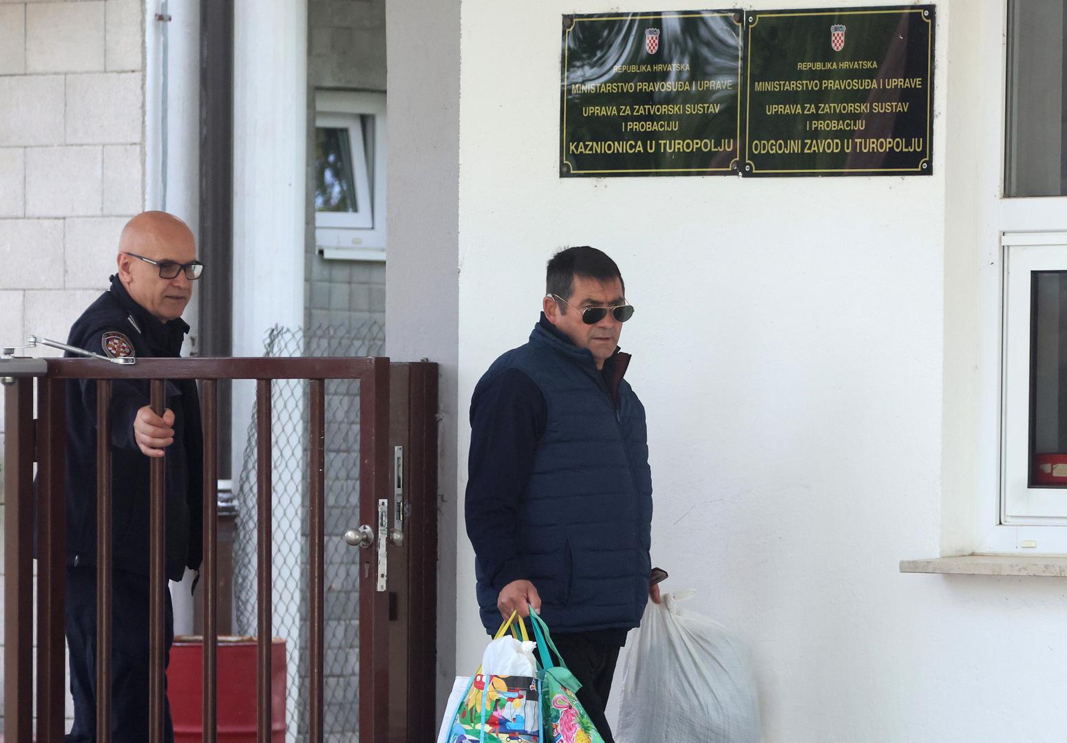 10.04.2024. Velika Gorica - Ivan Bulj, osuđen na 22 godine zatvora zbog ubojstva Anđele Bešlić izašao je na slobodu Photo: Sanjin Strukic/PIXSELL