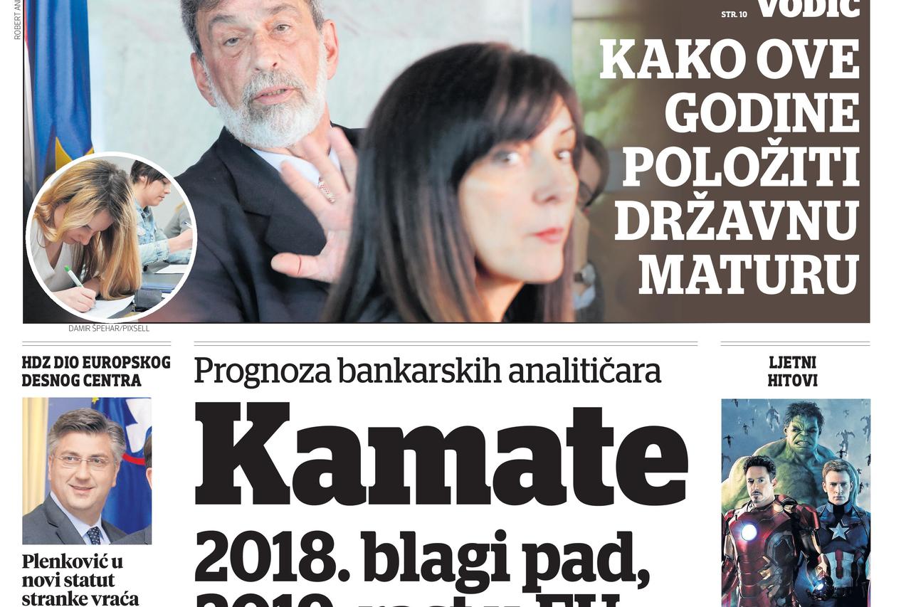 Naslovnica 2. 5. 2018.