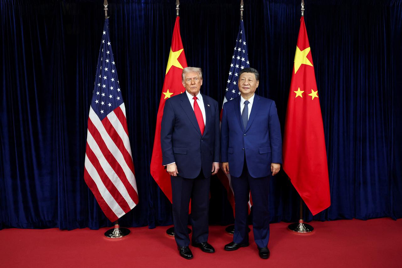 U.S. President Donald Trump meets with Chinese President Xi Jinping on the sidelines of the APEC summit, in Busan