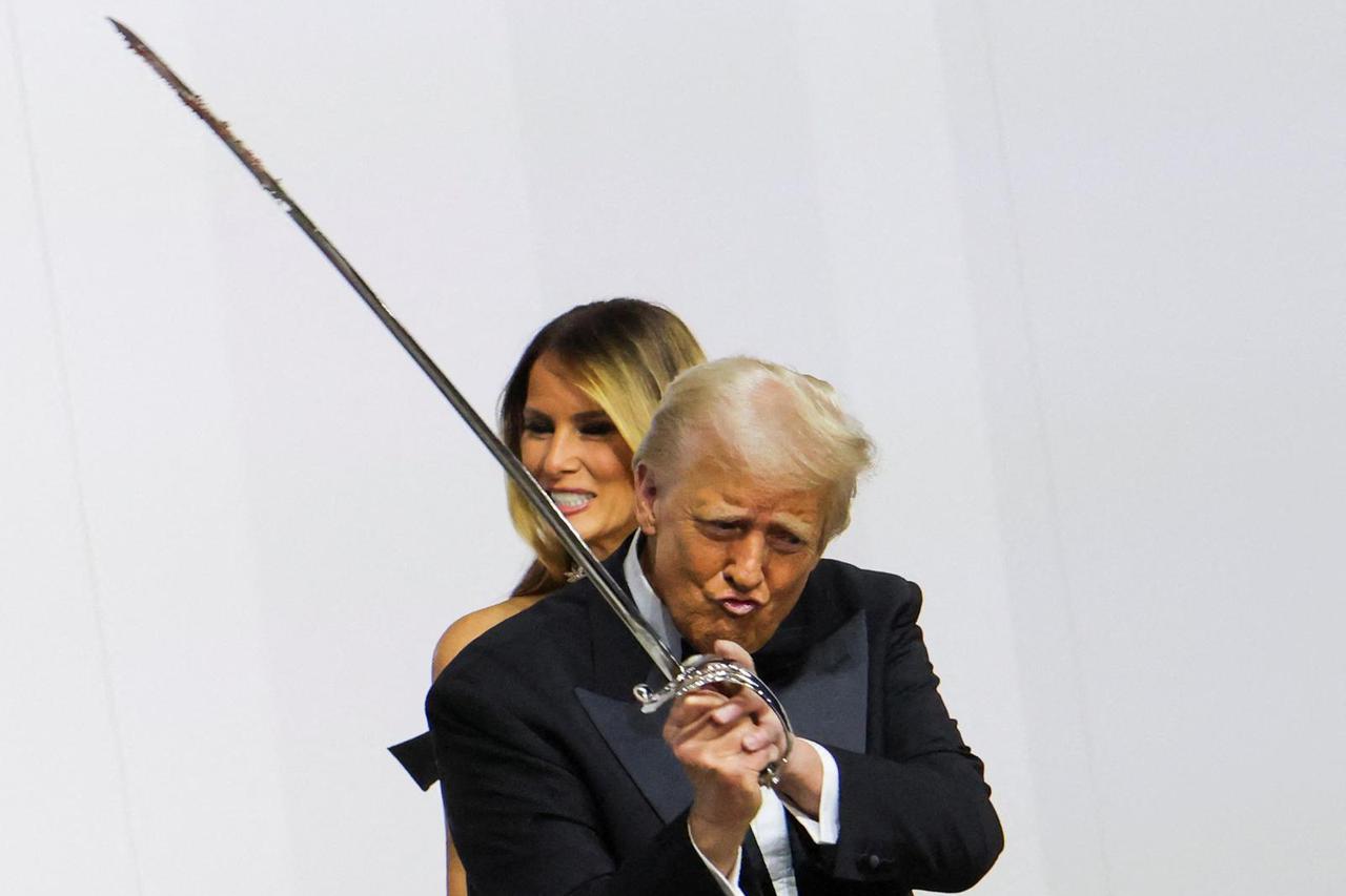 Commander in Chief Ball in honor of Donald Trump's inauguration in Washington