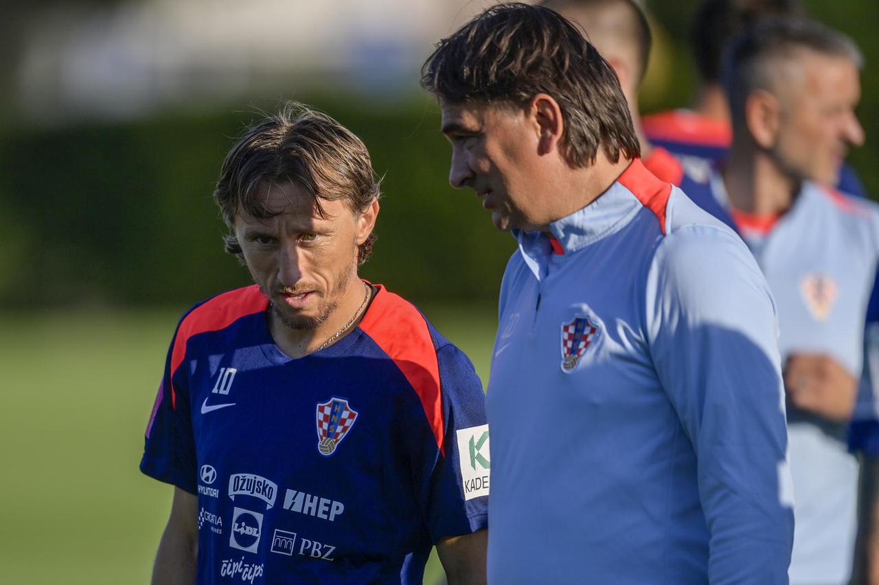 Zagreb: Trening hrvatske nogometne reprezentacije