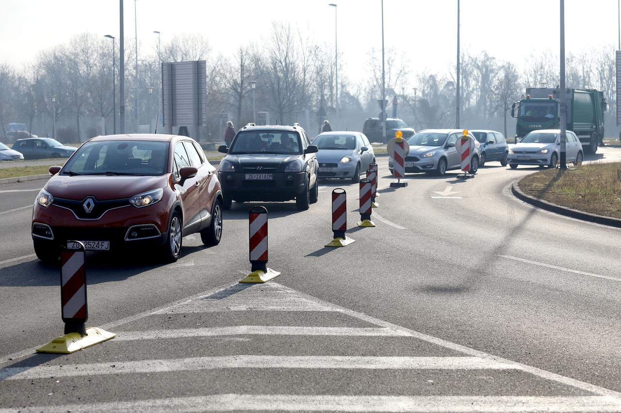 Zagreb: Zbog radova na Mostu Mladosti zatvoren kružni tok u Zapruđu
