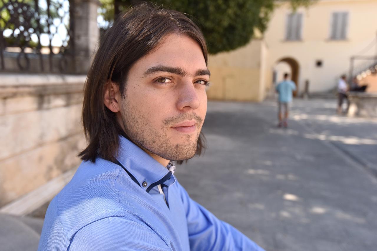 10.09.2015., Zadar - Ivan Vilibor Sincic, hrvatski politicki aktivist, celnik udruge Zivi zid. Photo: Dino Stanin/PIXSELL