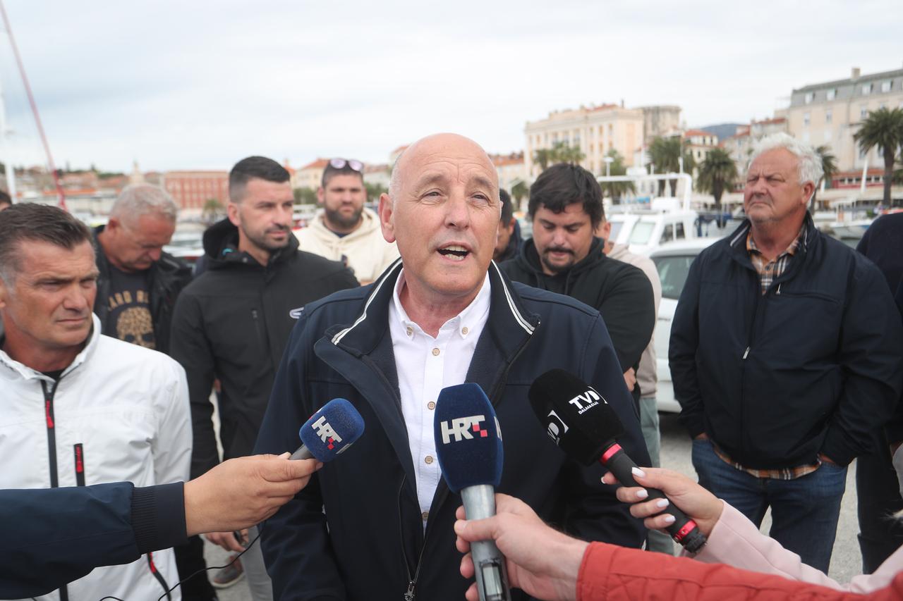 Split: Udruga malih brodara održala je konferenciju za medije 