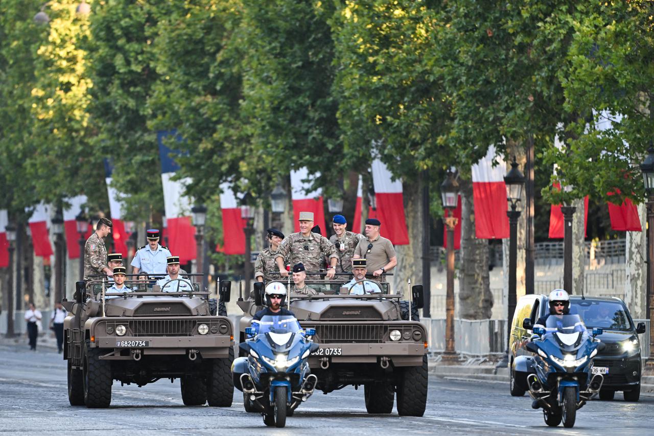 Rehearsal for July 14th 2026 Military Parade on the Champs-Elysees - Paris