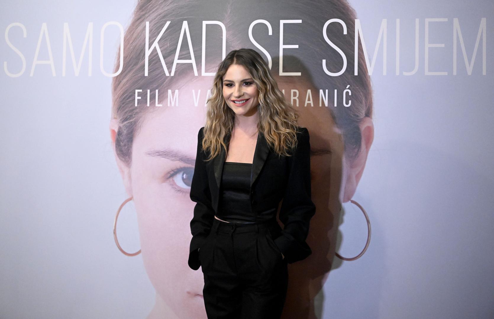 17.11.2023., Zagreb - Kinoteka, premijera filma Samo kad se smijem redateljice Vanje Juranic. Tihana Lazovic Trifunovic Photo: Marko Lukunic/PIXSELL