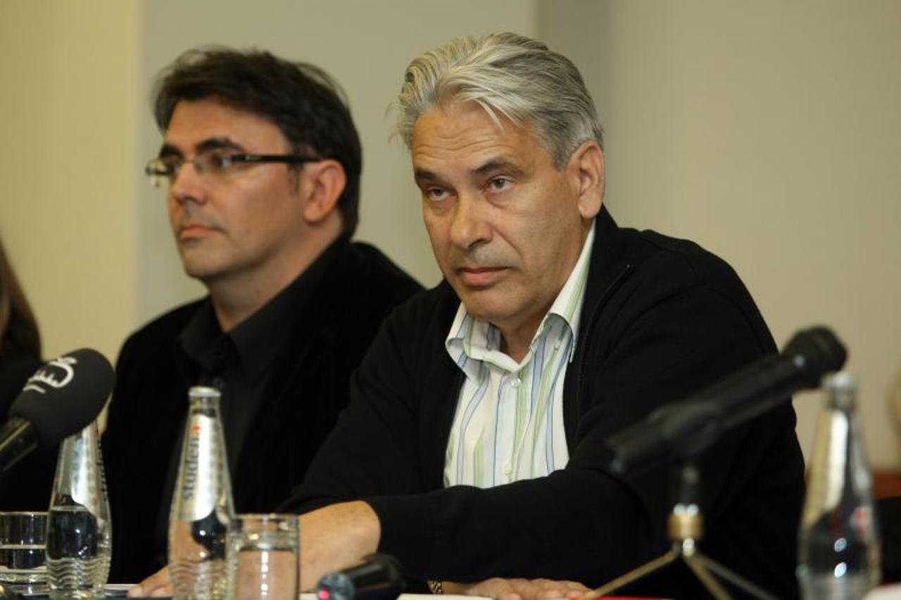 '16.05.2012., Hotel Panorama, Zagreb - Branko Basic predstavio je kandidaturu za predsjednika Zagrebackog sportskog saveza. Photo: Sanjin Strukic/PIXSELL'