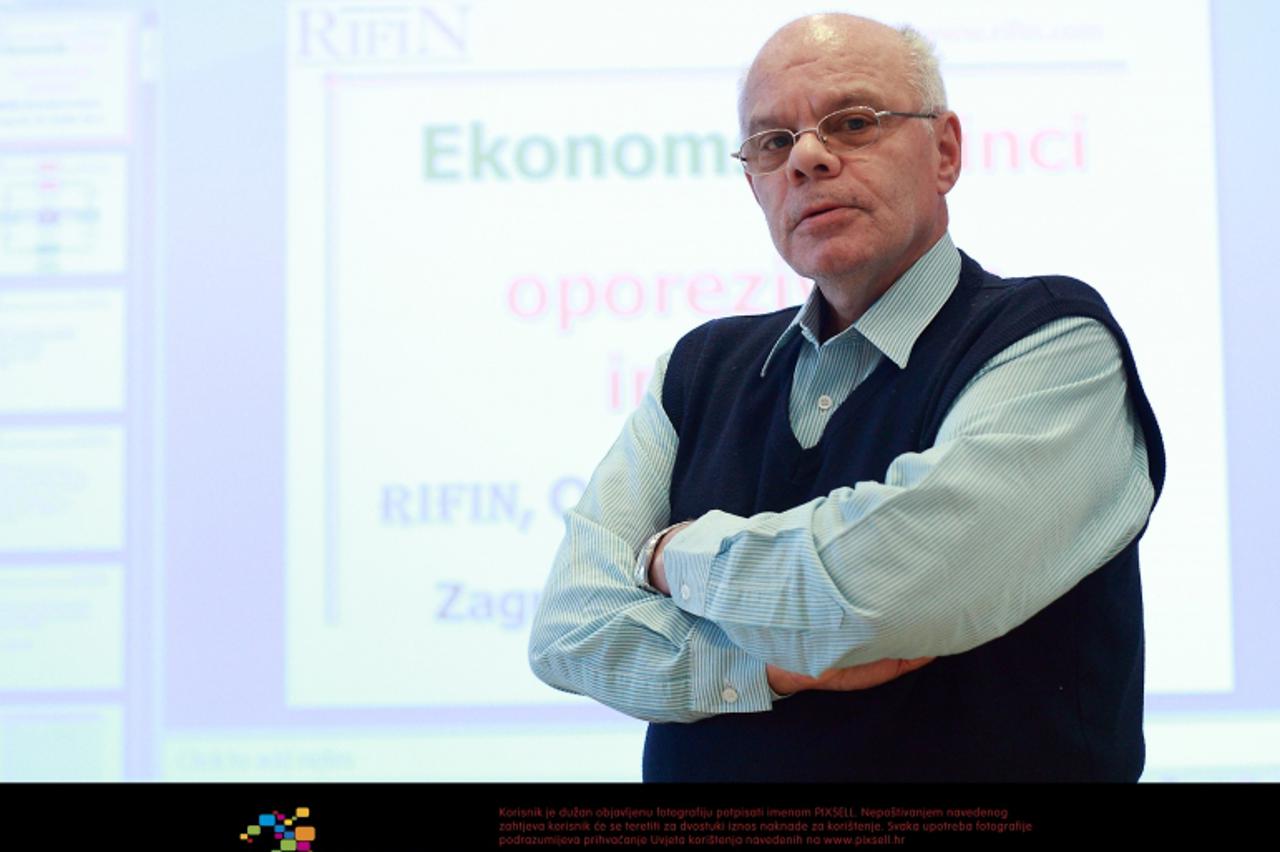 '20. 03. 2012., Zagreb - U Rifin obrazovnom centru odrzana je radionica pod imenom - Poslije oporezivanja imovine. Radionicu je vodio Guste Santini. Photo: Davor Puklavec/PIXSELL'