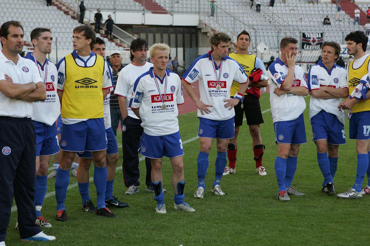 ARHIVA - Split: Rijeka osvojila Hrvatski kup 2005. godine, prvi trofej nakon 26 godina