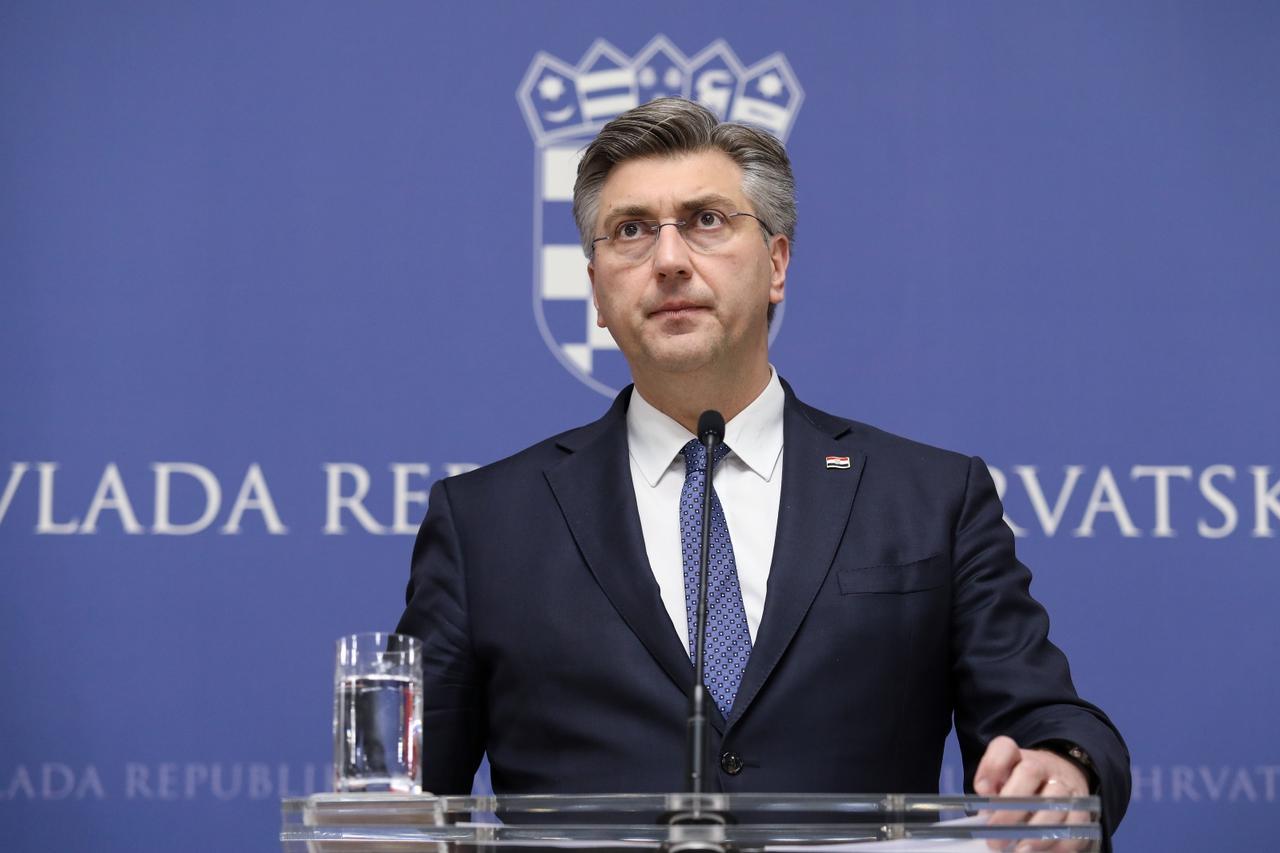 Plenković predvodio sastanak o koronavirusu u Banskim dvorima