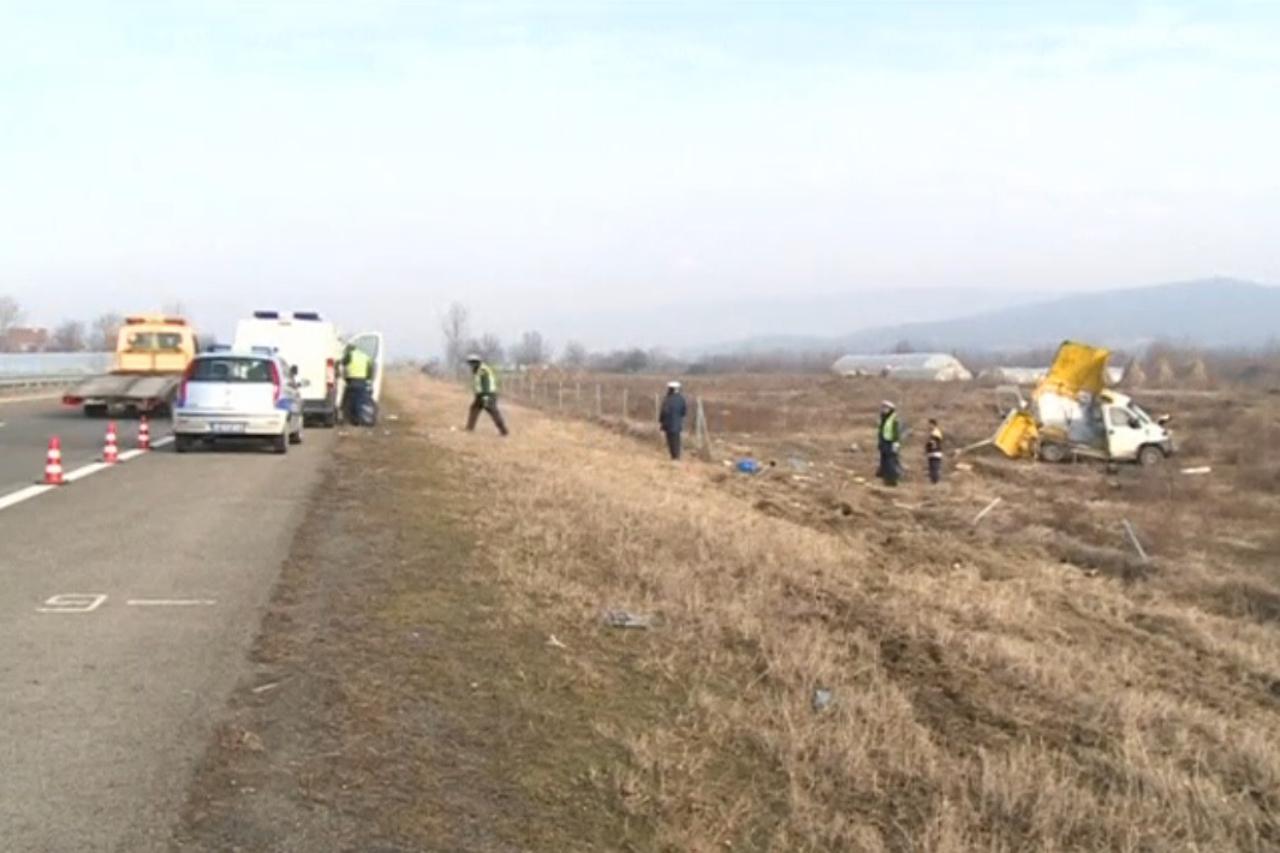 Nesreća kombija s emigrantima