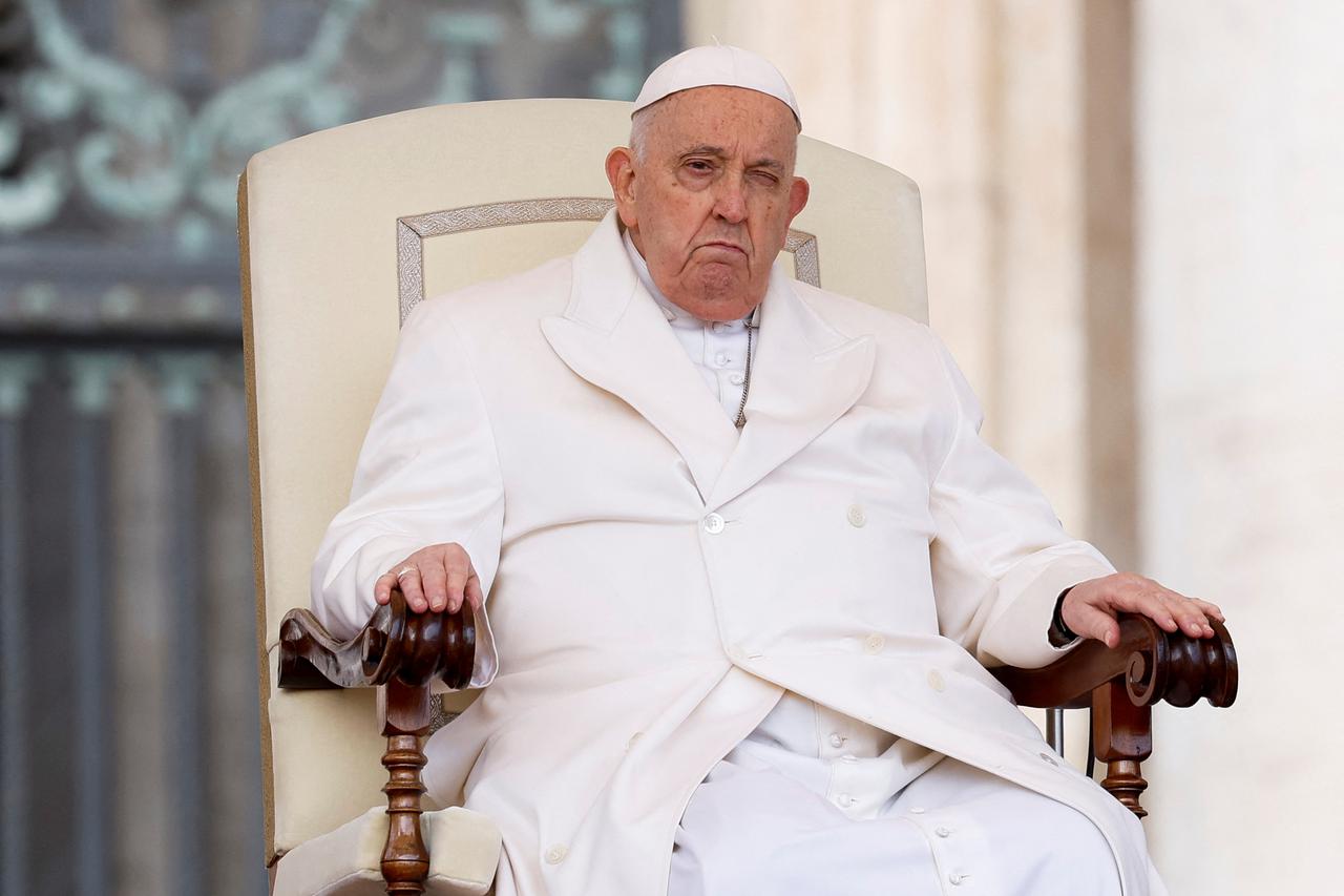 Pope Francis holds a weekly audience at the Vatican