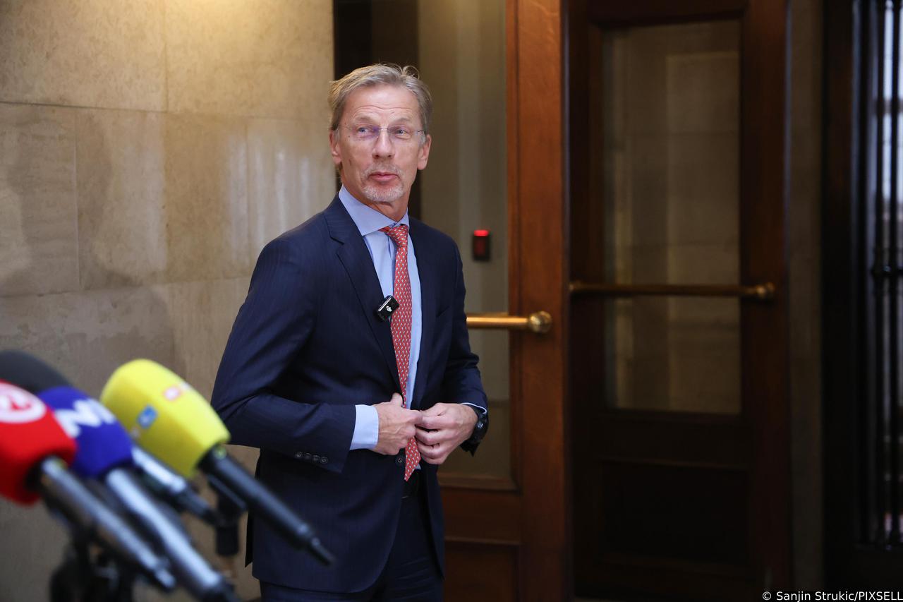 Zagreb: Boris Vujčić obratio se medijima nakon što je nominiran za potpredsjednika Europske središnje banke