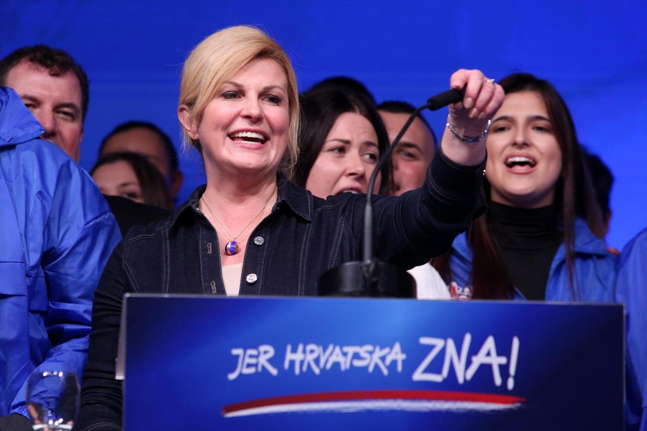 Predizborni skup Kolinde Grabar-Kitarović na Gripama