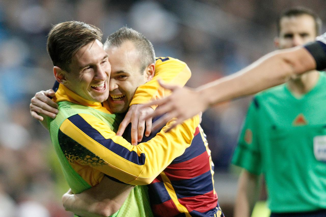 Lionel Messi Andres Iniesta