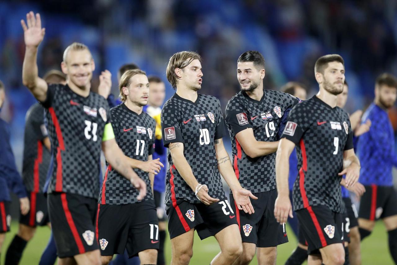 Bratislava: Sraz Slovačke i Hrvatske u kvalifikacijskom susretu za nogometni SP 2022.
