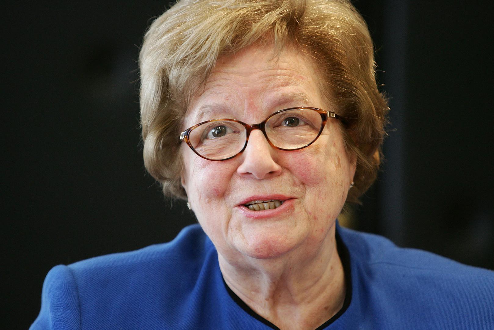 28.03.2007., Zagreb - Ankica Tudjman zena pokojnog Franje Tudjmana u Humanitarnoj zakladi Hrvatske.rPhoto: Jurica Galoic/24sata