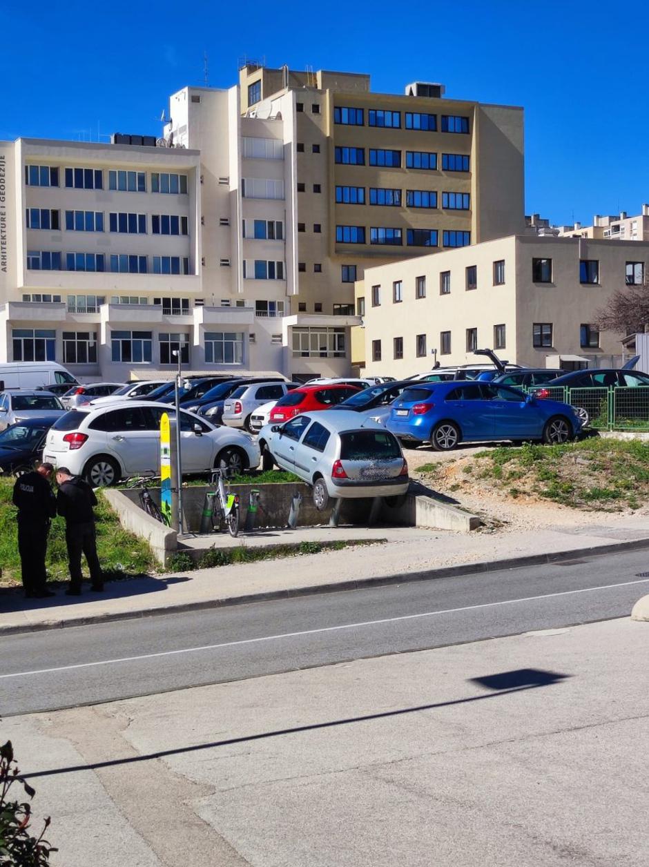 Parking nezgoda u Splitu