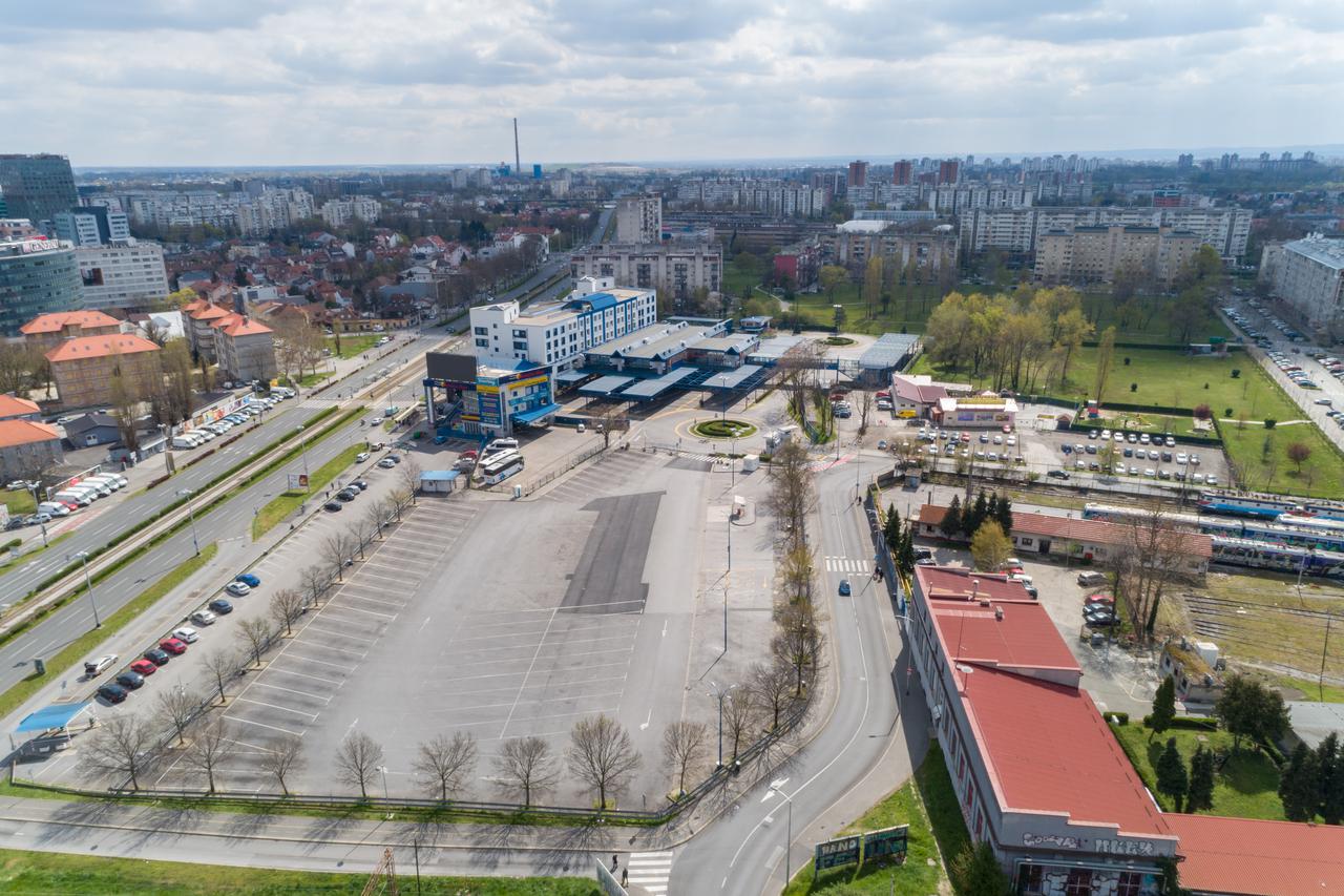 Pogled na Autobusni kolodvor u Zagrebu