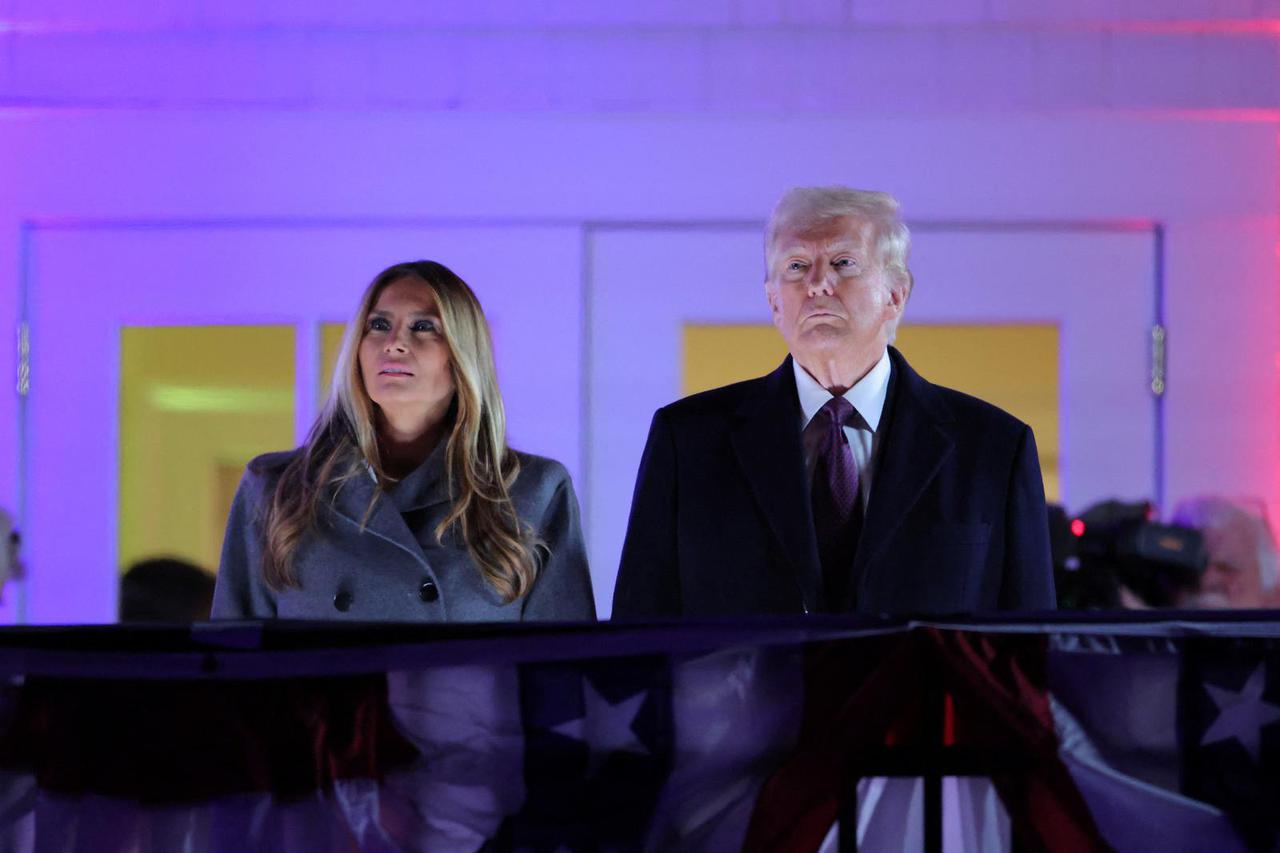 Fireworks display ahead of the inauguration of U.S. President-elect Donald Trump, in Sterling