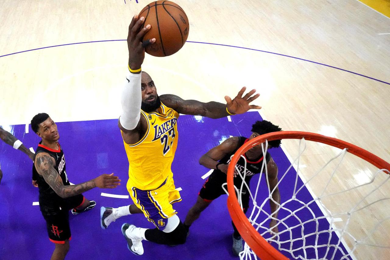 FILE PHOTO: NBA: Playoffs-Houston Rockets at Los Angeles Lakers