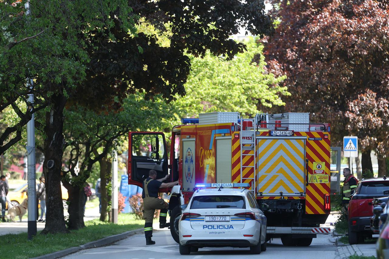 Zagreb: Vatrogasna intervencija u naselju Kruge
