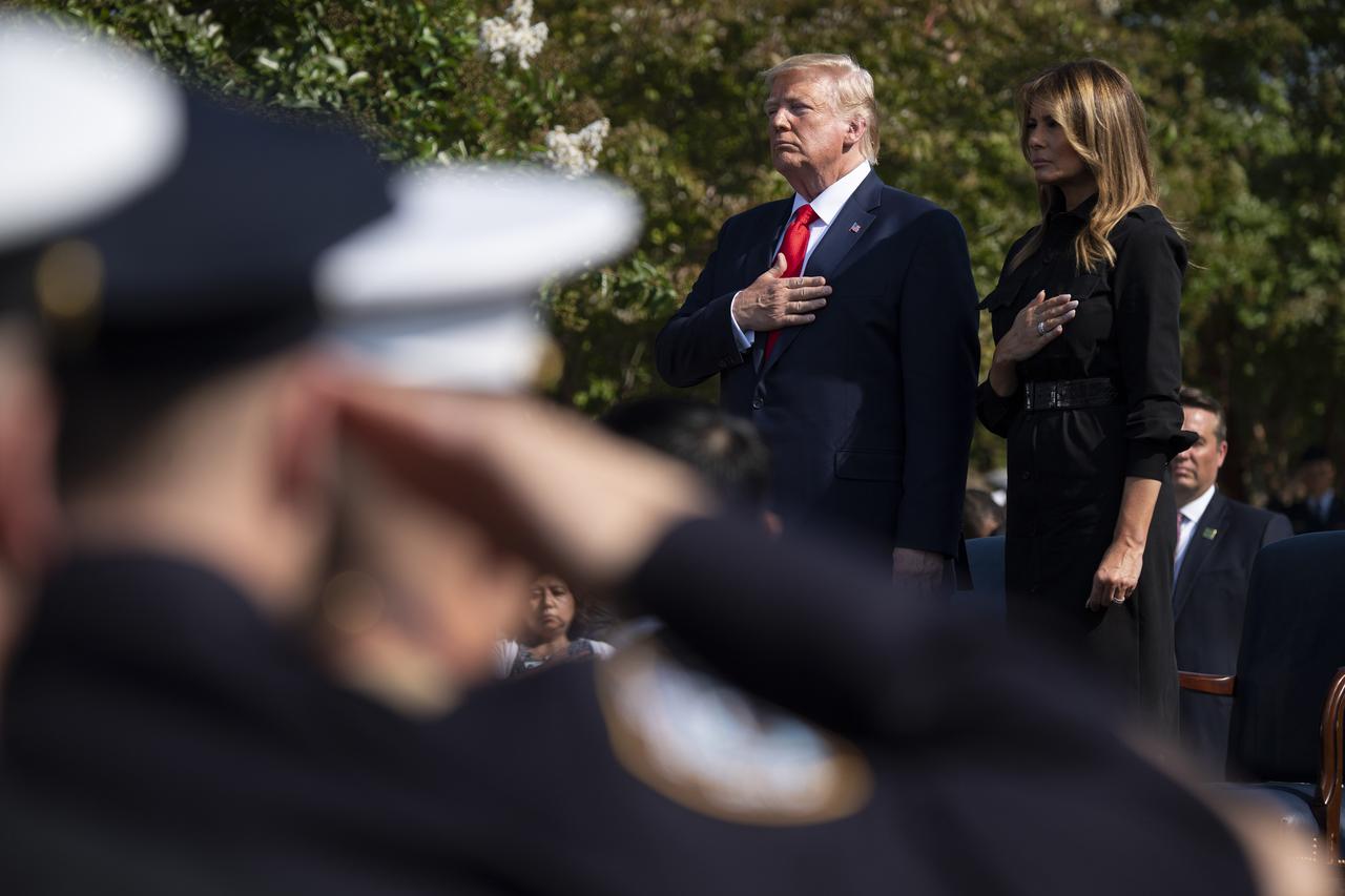 President Trump speaks at the Pentagon for 9/11