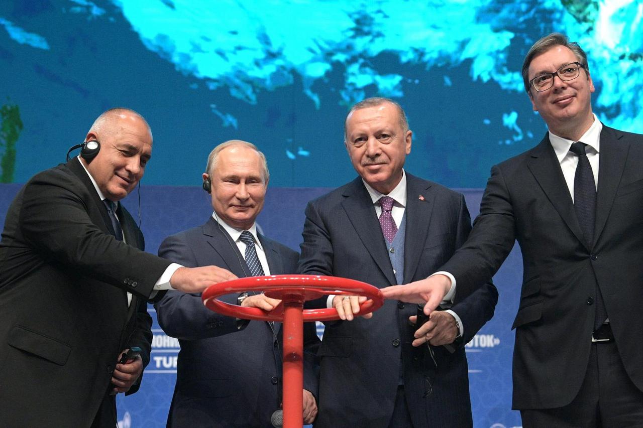 Launching ceremony for TurkStream gas pipeline in Istanbul