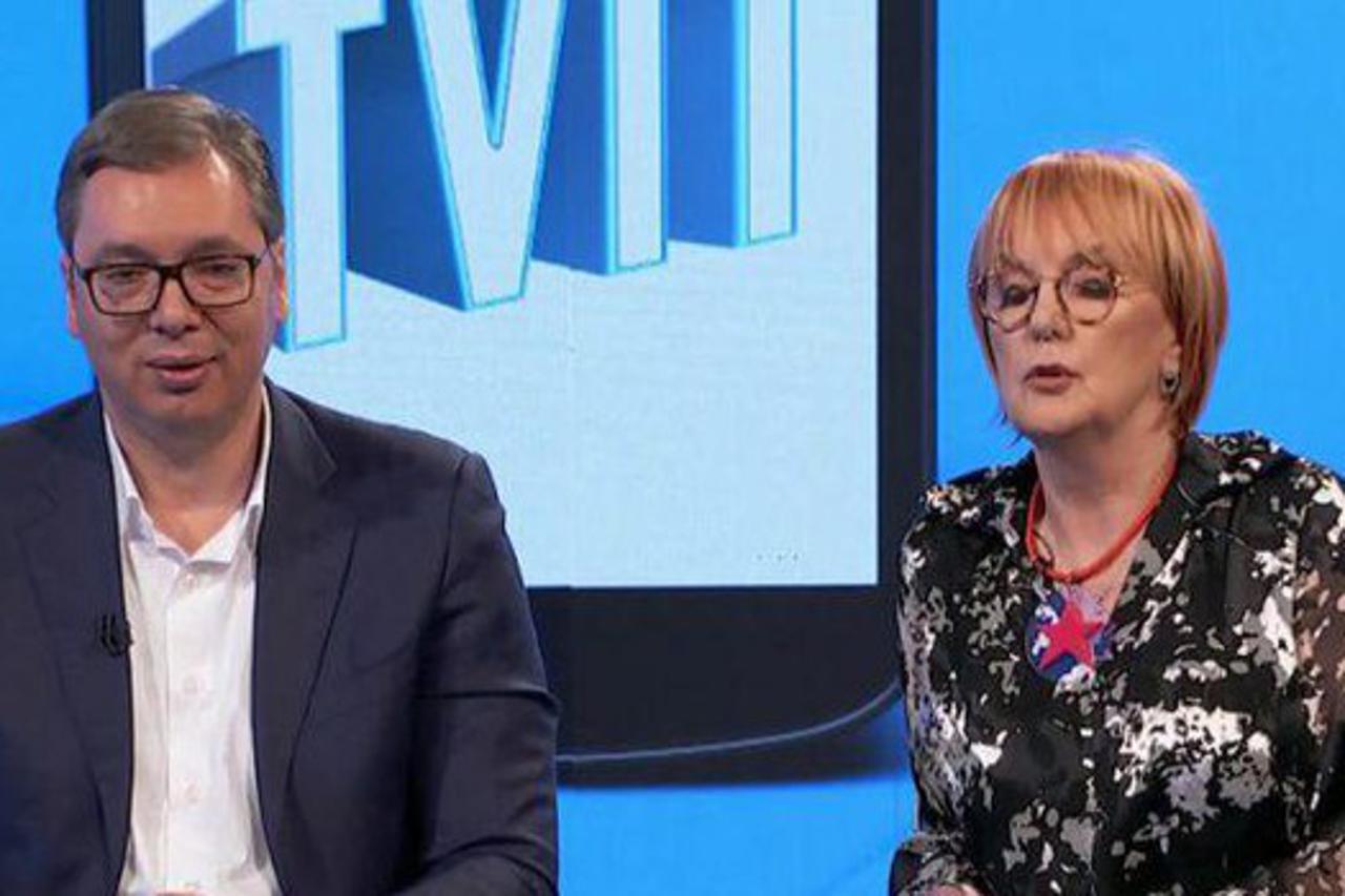 Aleksandar Vučić i Vedrana Rudan