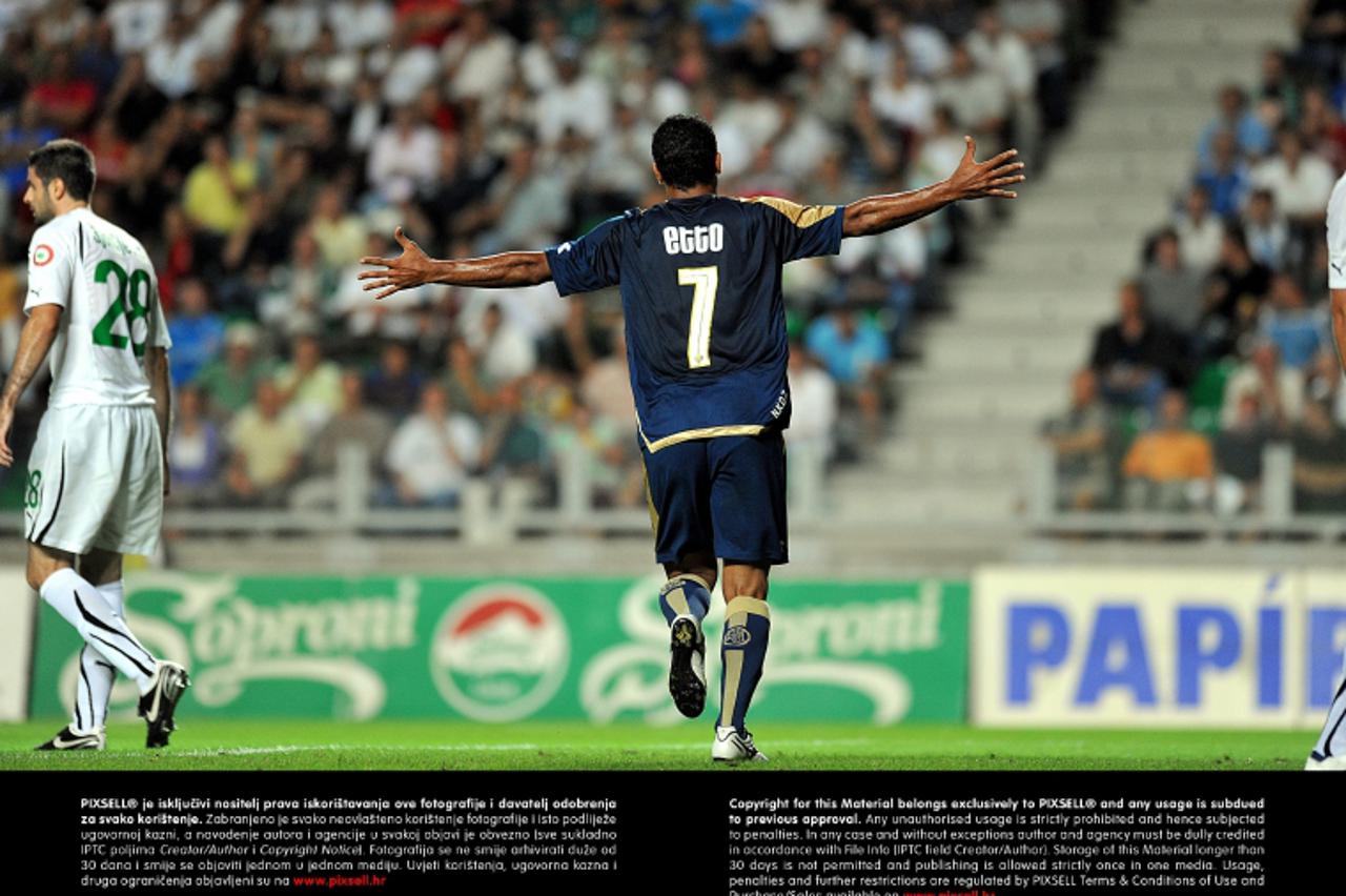 '19.08.2010., Gyori ETO FC Stadion, Gyor - Prva kvalifikacijska utakmica za ulazak u UEFA Europsku ligu Gyor - Dinamo. Oelilton Araujo Dos Santos, Etto.  Photo: Goran Stanzl/PIXSELL'