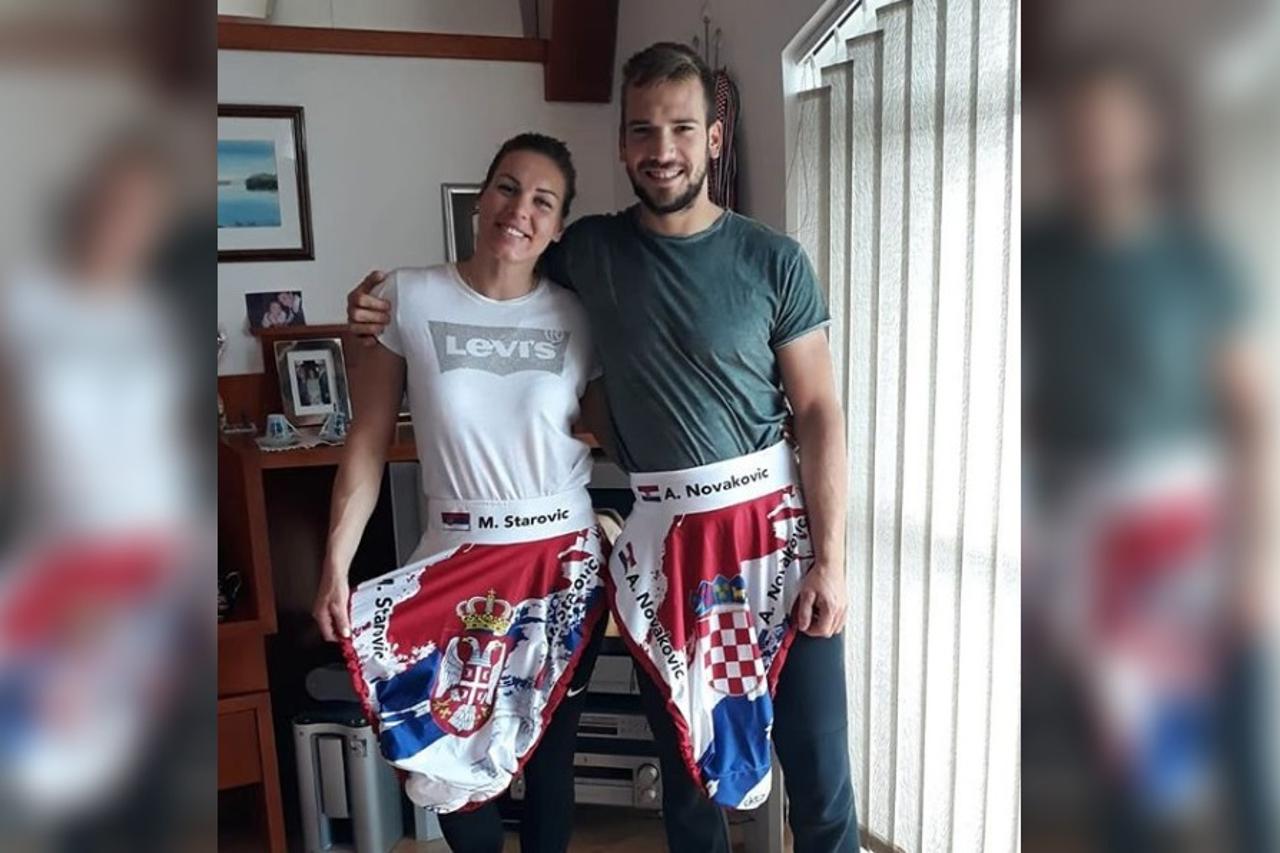 Antun Novaković i Milica Starović