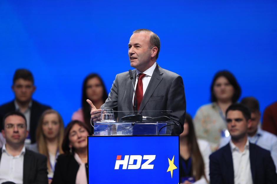 Zagreb: Središnji predizborni skup HDZ-a za izbore za Europski parlament
