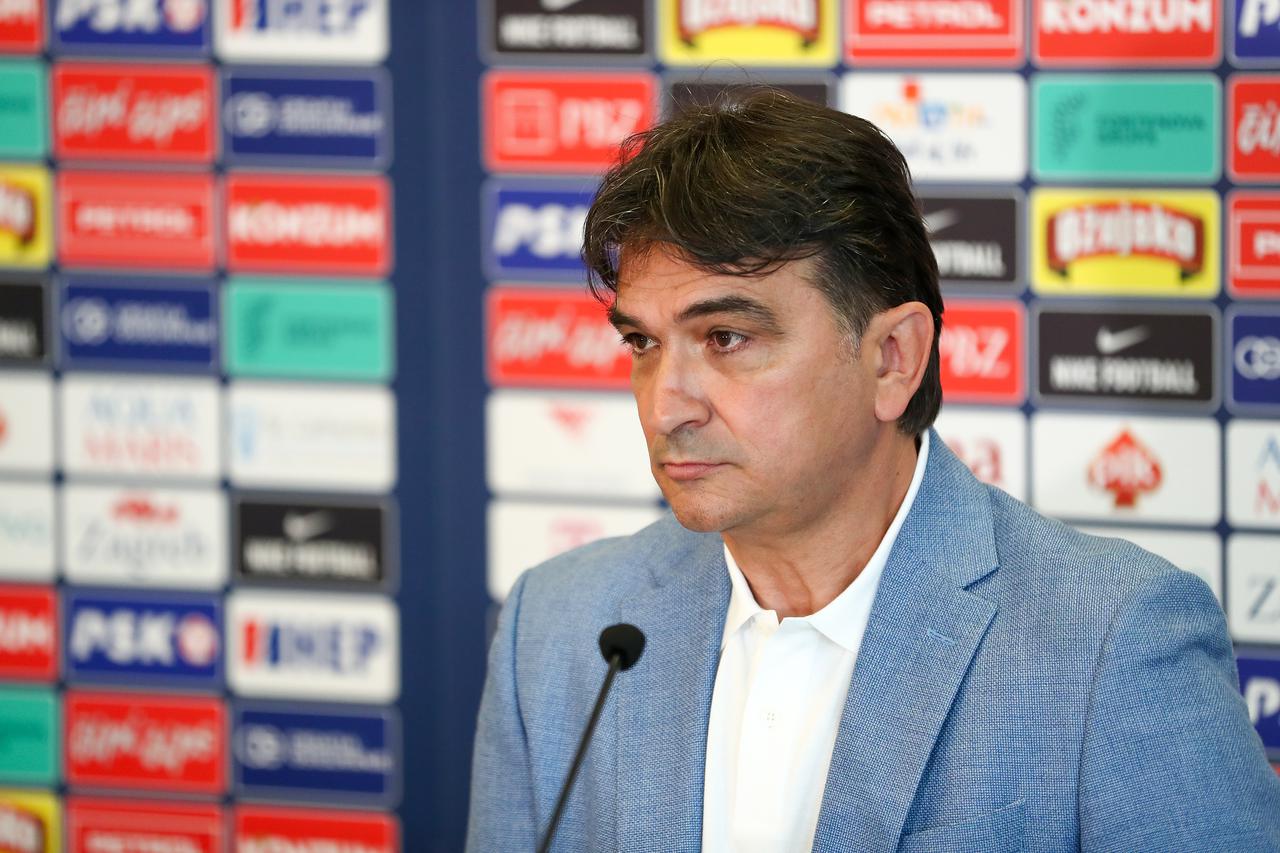 Zagreb: Konferencija za medije izbornika hrvatske nogometne reprezentacije Zlatka Dalića