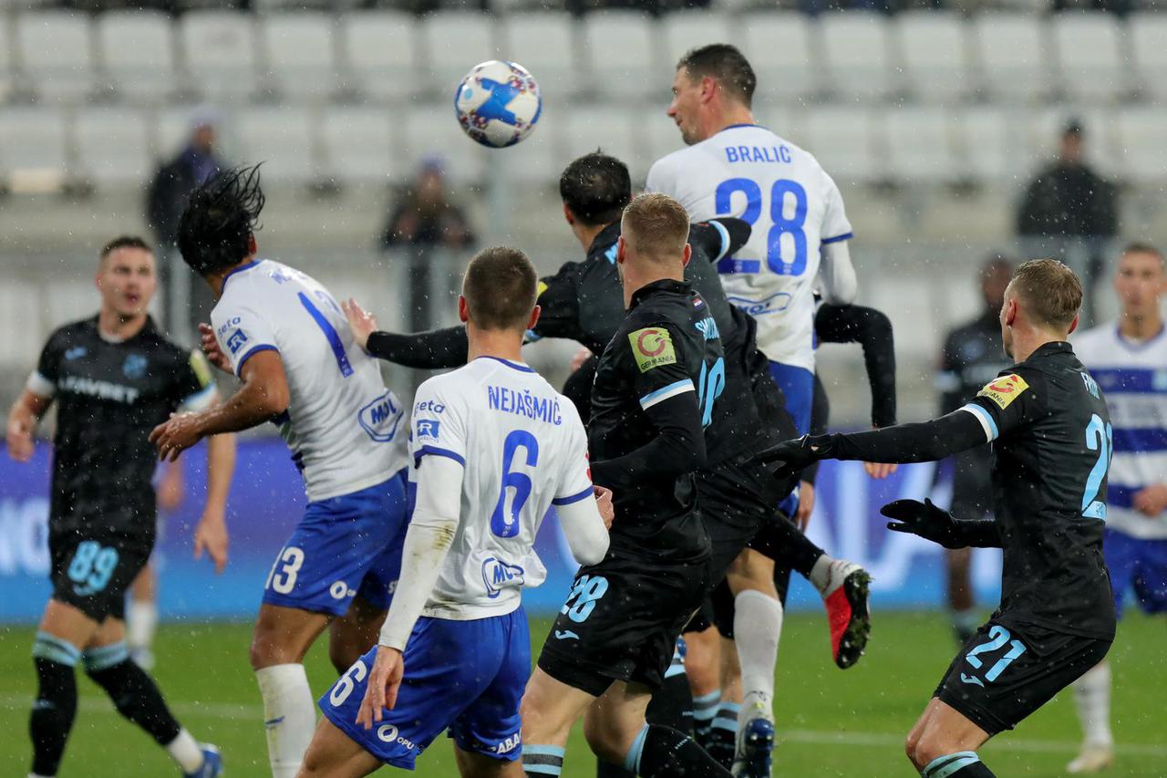 Osijek: Utakmica NK Osijek i HNK Rijeka u 17. kolu Prve HNL