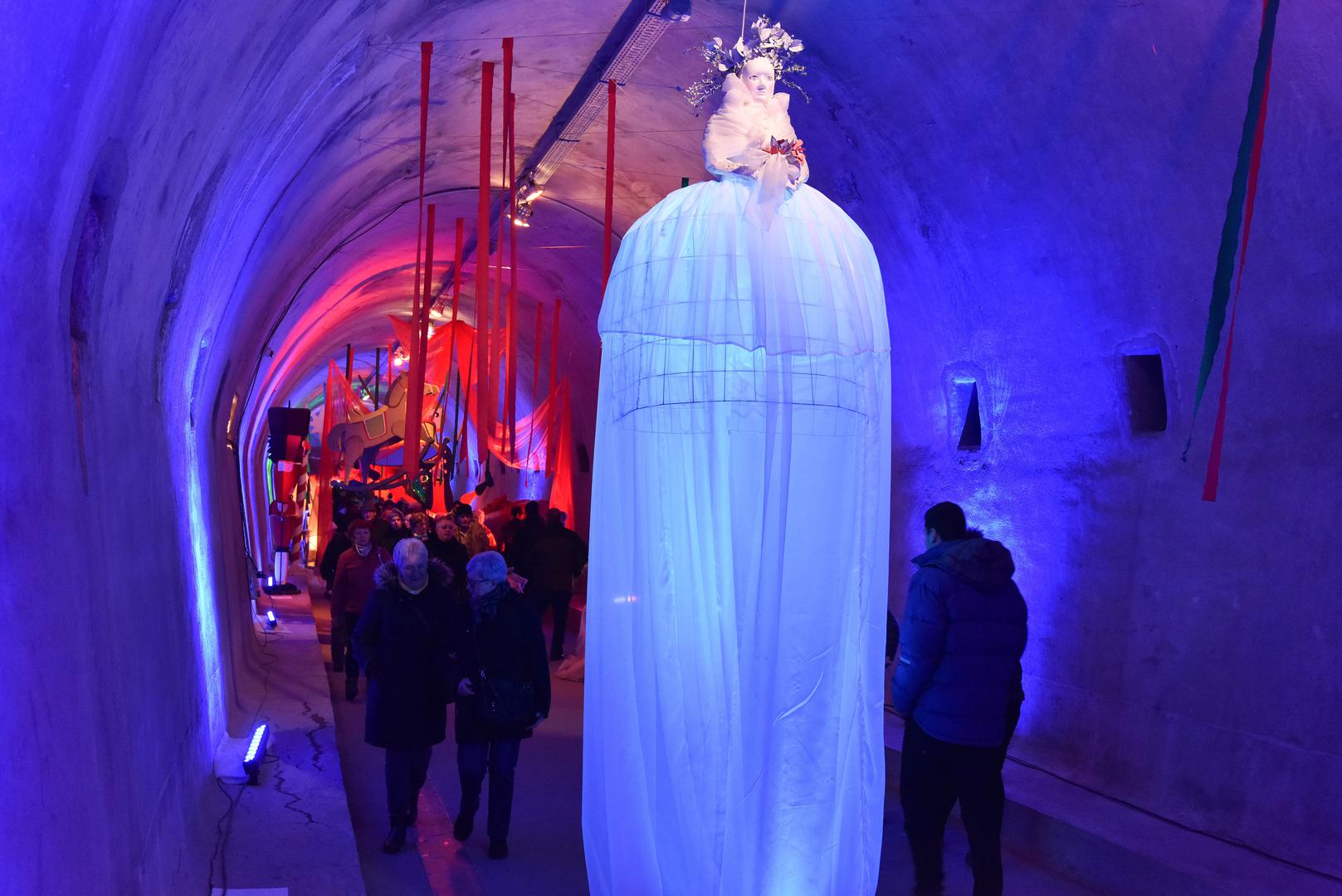 Advent u zagrebačkom tunelu Grič