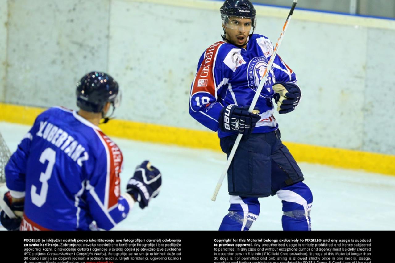 '17.08.2013., Maribor - 4. Pripremna utakmica izmedju KHL Medvescak i ruskog Vitjaza iz Cehova. Jonathan Cheechoo.  Photo: Petar Glebov/PIXSELL'