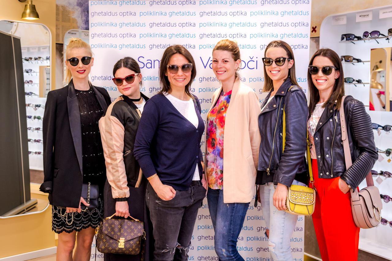 Poznate Hrvatice na predstavljanju sunčanih naočala u Ghetaldusu