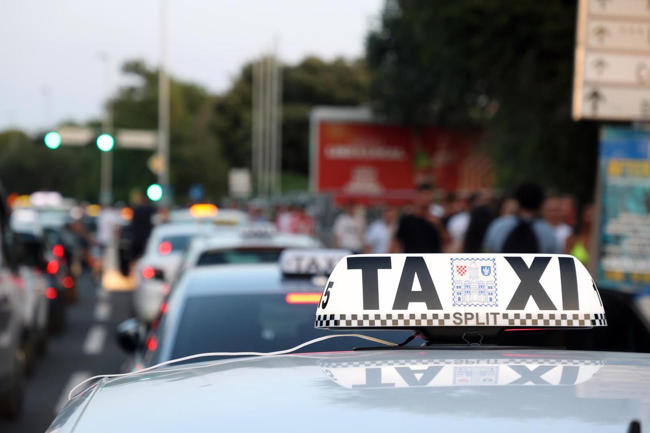 Split: Nakon završetka Ultre taksisti su imali pune ruke posla 