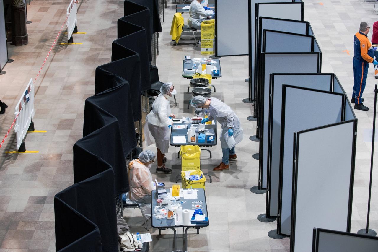 Mass Covid-19 Testing Operation - Roubaix