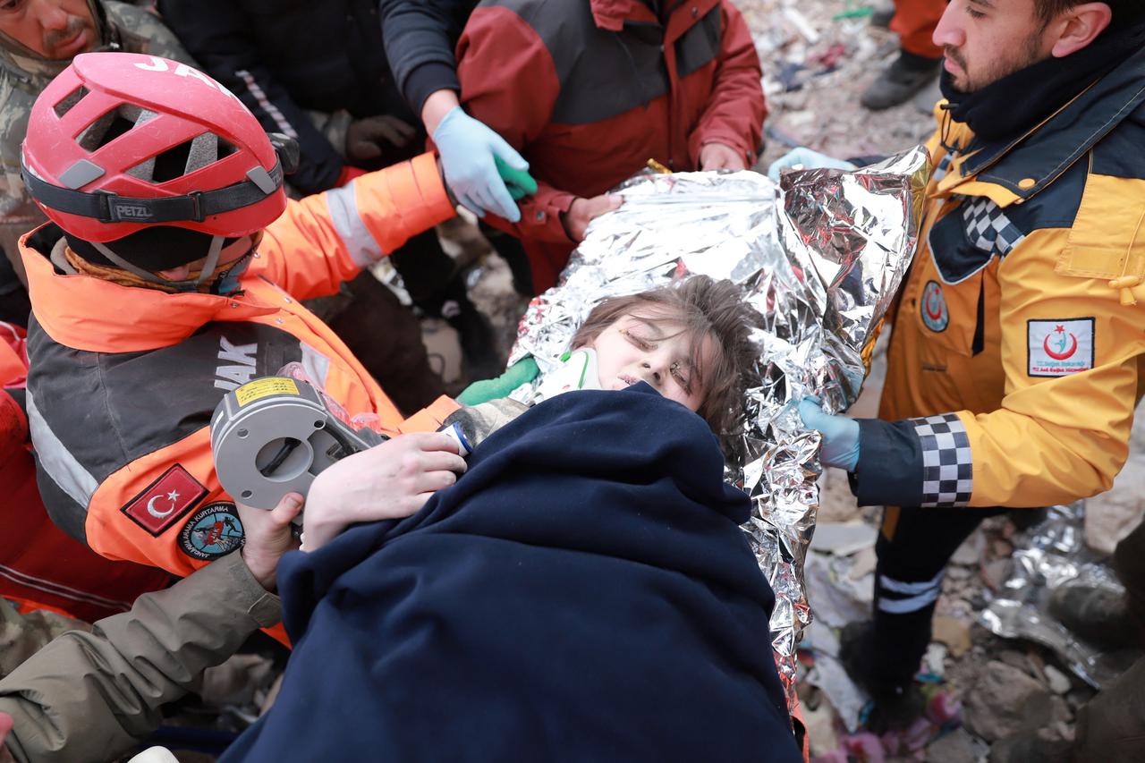 Dječak Poyraz spašen je u turskoj regiji Kahramanmaras nekoliko dana nakon potresa