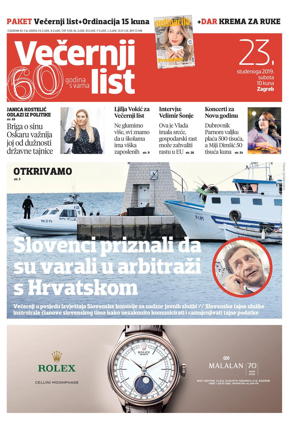 Naslovnica 23.11.2019.