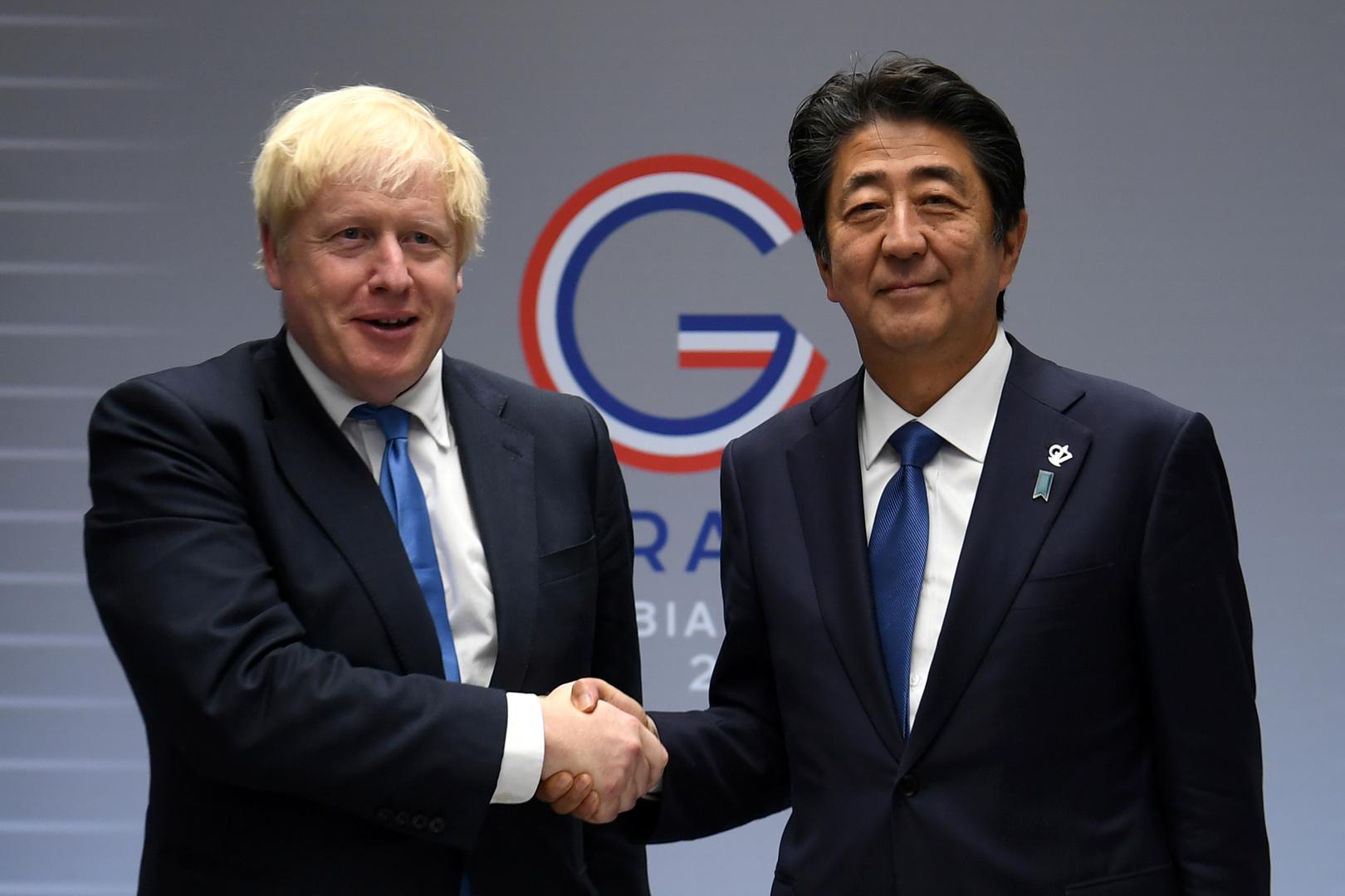 Boris Johnson i Shinzo Abe