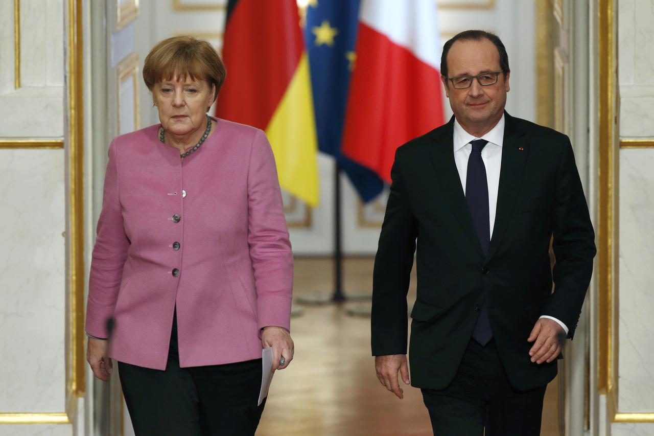 Merkel i Hollande