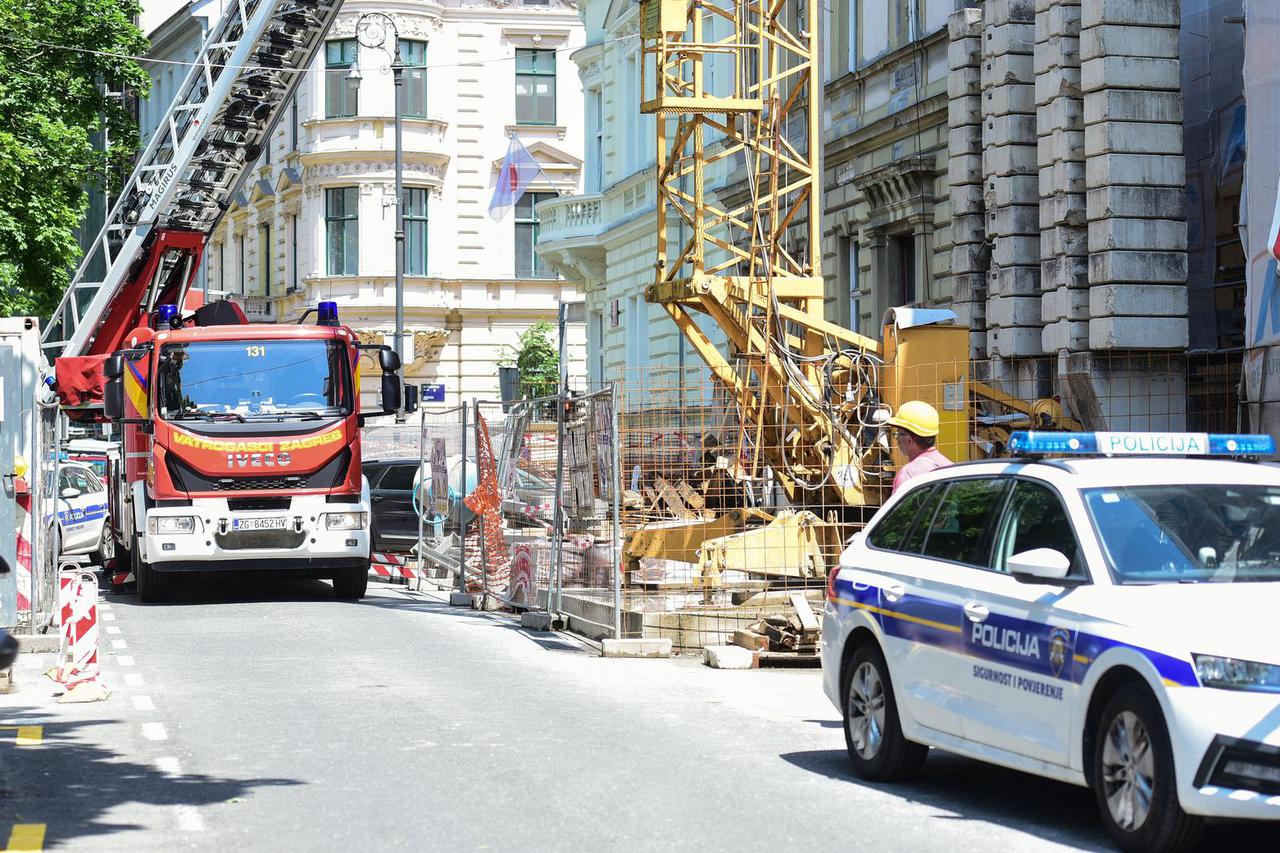 Zagreb: Prilikom radova na zgradi na Zrinjevcu radnik je ozlijeđen u eksploziji