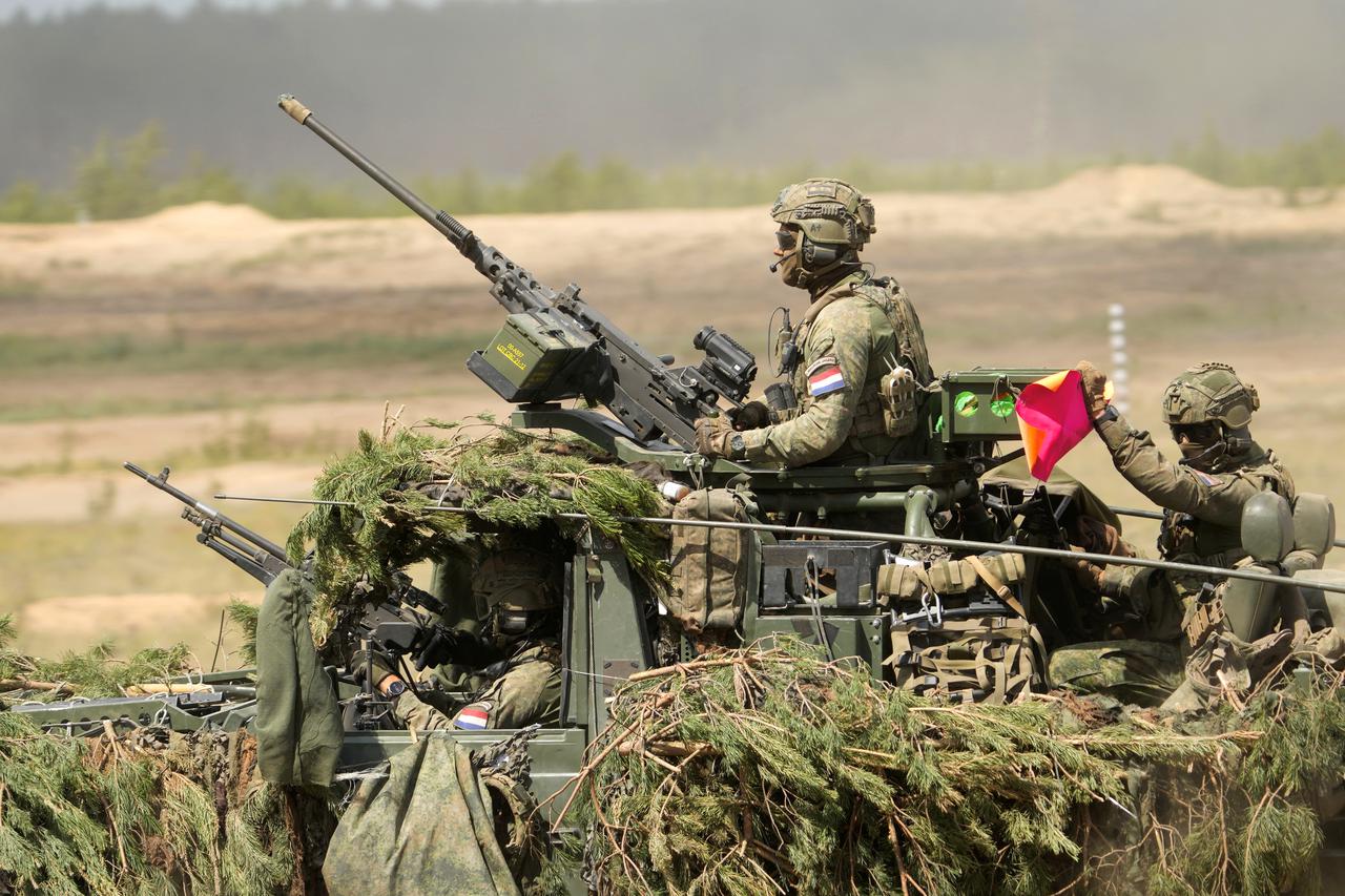 Quadriga 2024 NATO military exercise in Pabrade
