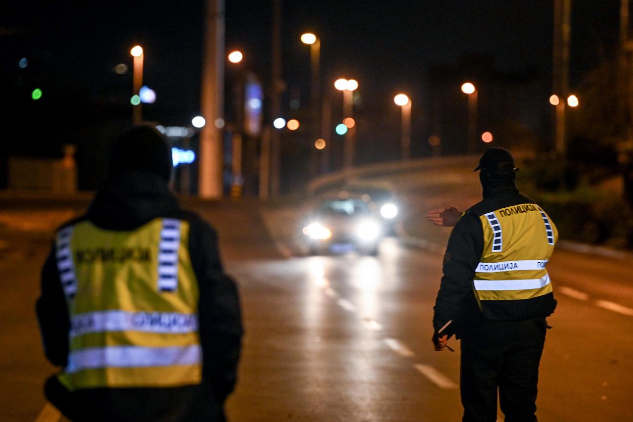 Sjeverna Makedonija ponovo uvela policijski sat